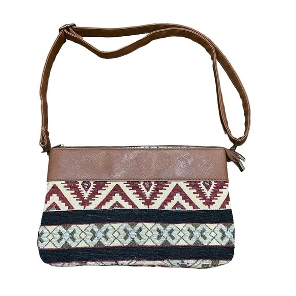 CANYON Sky Aztec Tribal Western Tapestry Shoulder Bag - Picture 1 of 6